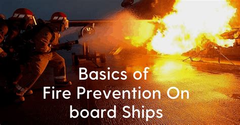 Fire safety on naval vessels