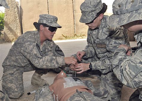 Firearms training for army medics