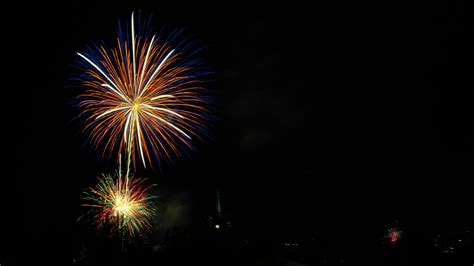 Fireworks Display at Night