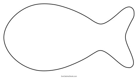 Fish printable templates for education