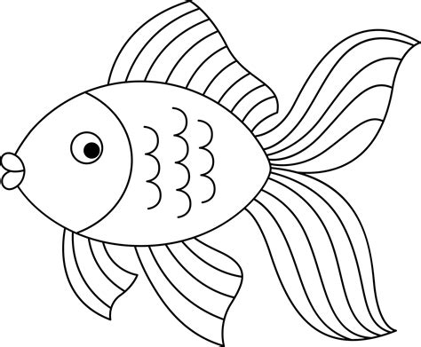 Fish printable template image 10