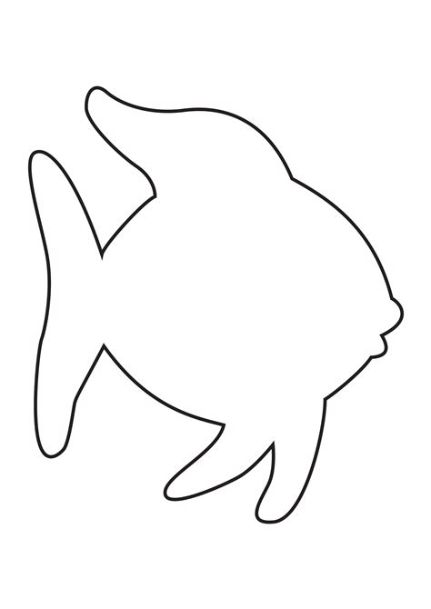 Fish printable template image 5