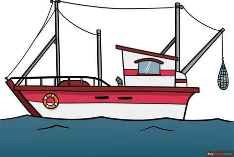 Fishing Boat Drawing