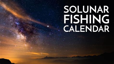 Fishing solunar calendar