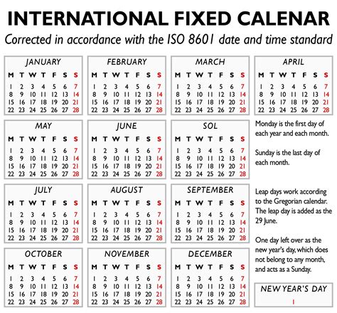 Fixed Calendar System