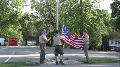 The significance of raising the flag