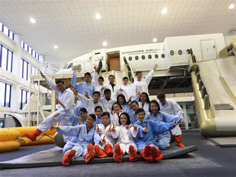 Flight crew undergoing training