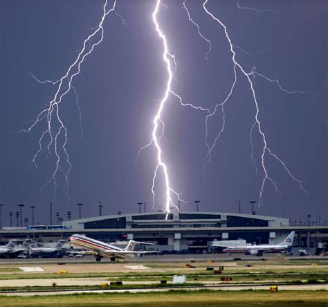 Flight in Lightning Storm