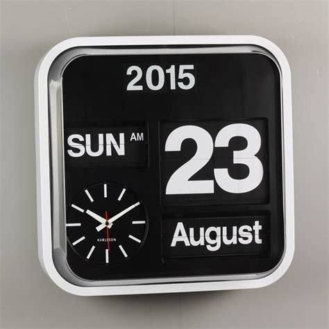 Flip Calendar Clock Features