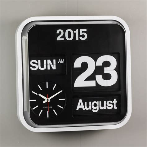 Flip Calendar Clock Styles