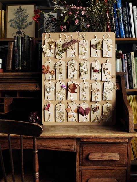 Floral Advent Calendar Ideas