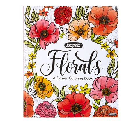 Flower coloring books