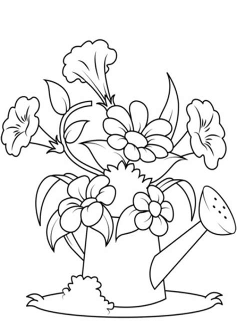 Flower coloring ideas