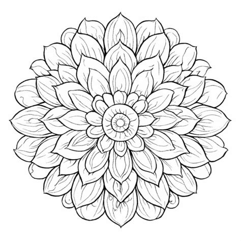 Flower Colouring Pages for Hand-Eye Coordination