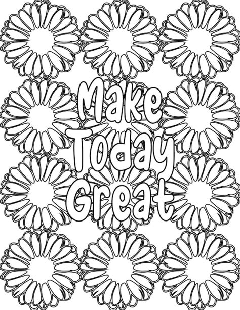 Flower Colouring Pages for Self-Expression