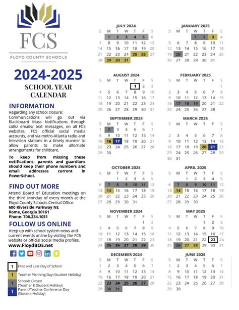 How to Access the Floyd County Schools Calendar