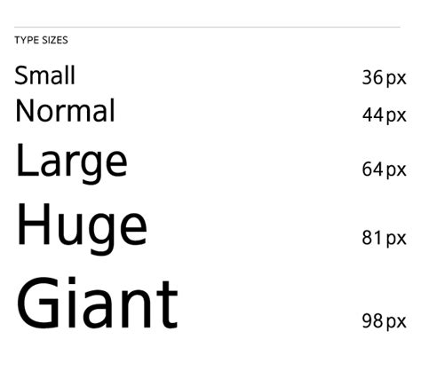 Font Size and Type Effects