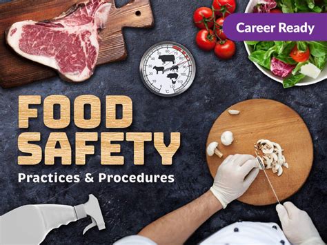 Food safety skills in food service