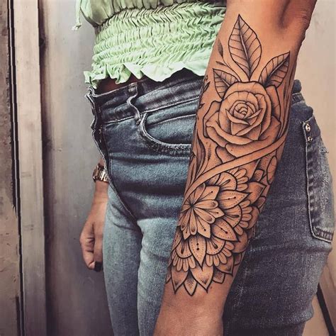 Forearm sleeve tattoos for women