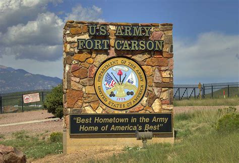 Aerial view of Fort Carson