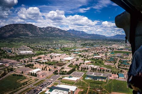 Aerial view of Fort Carson