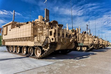 Fort Hood armored vehicles