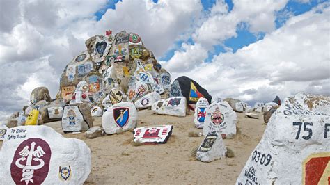 Painted Rocks in Fort Irwin