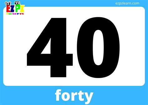 Forty Numbers