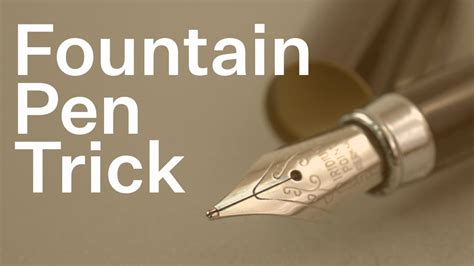 Fountain Pen Ink Calendar Tricks