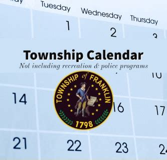 Franklin Township Calendar Apps