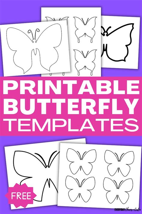 Free Butterfly Templates