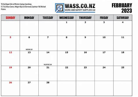 Free calendars