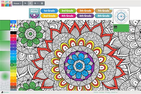 Websites offering free coloring pictures