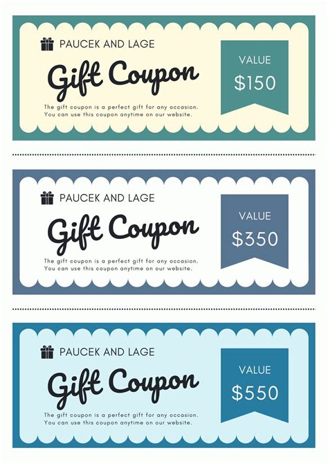 Free coupons