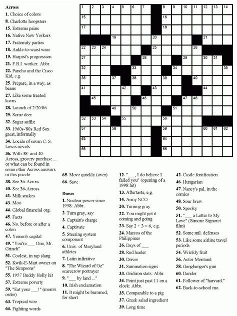 Where to Find Free Crosswords