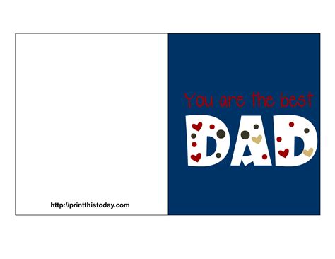 Free Father's Day Cards Printable