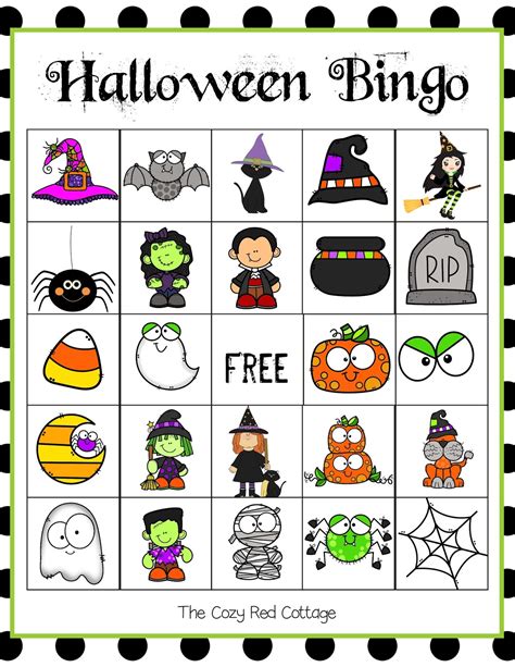 Free Halloween bingo printables