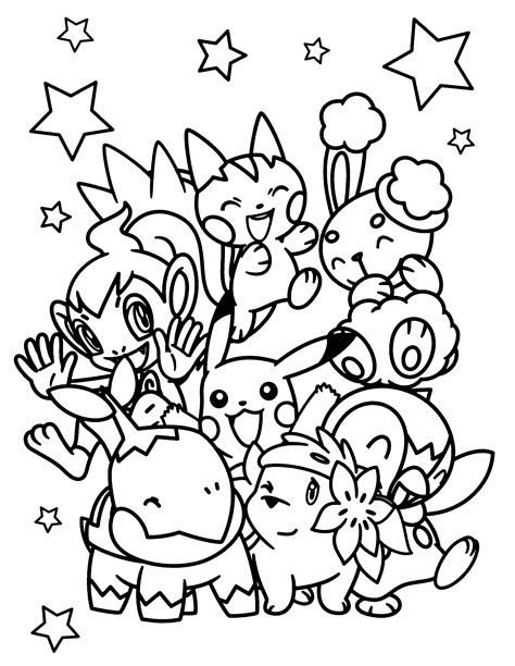 Free Pokémon coloring pages online