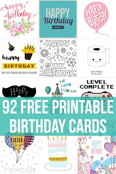 How to use free printable birthday card designs