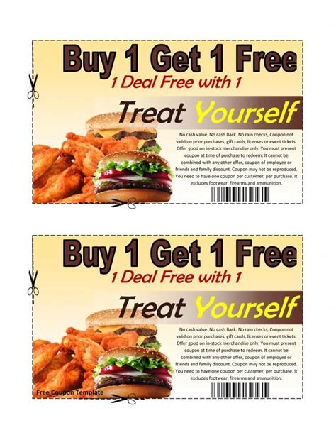 Free Printable Coupons for Restaurants