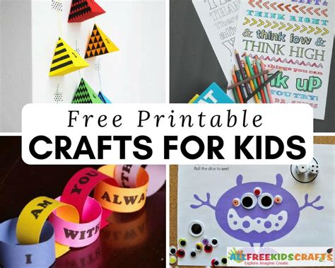 Free Printable Crafts for Children