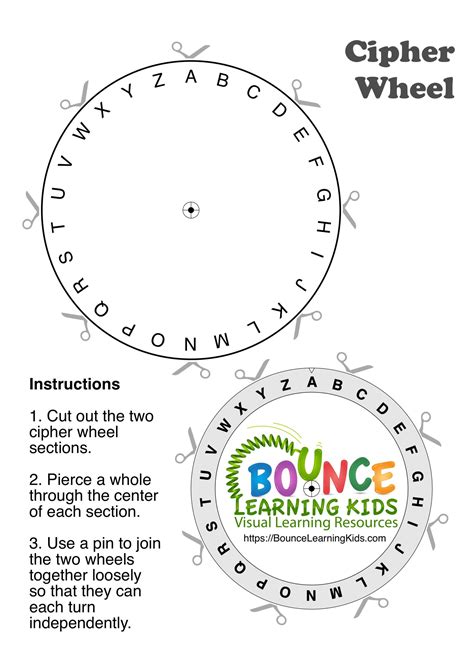 Free Printable Cypher Wheel