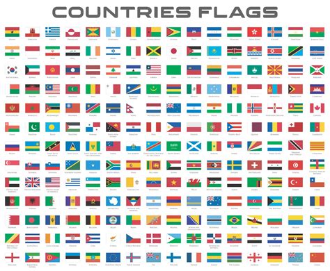 Free printable flags of the world