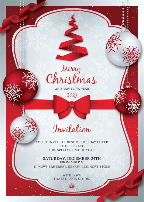 Free Printable Invites Designs for Holidays