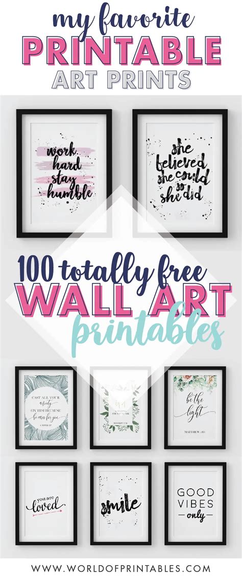 Free Printable Pictures for Decor