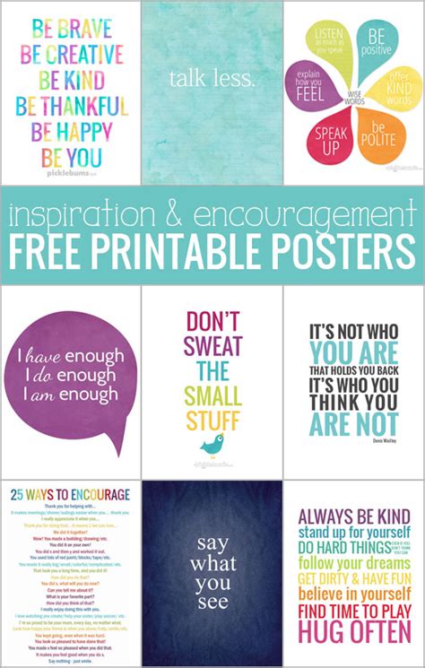 Free printable posters