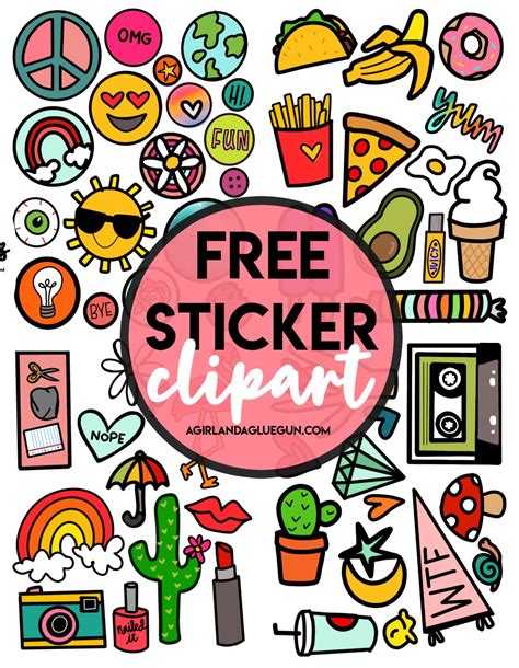 Free printable stickers