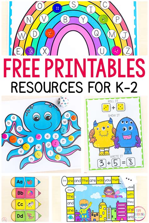 Free Printables for Kids