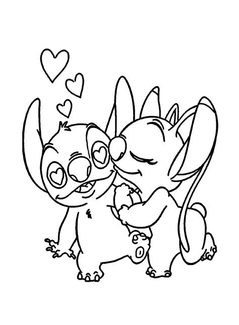 Free Stitch coloring pages