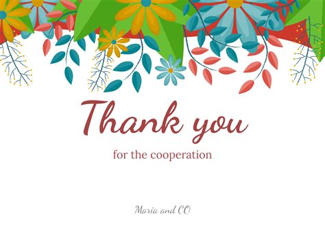 Examples of thank you card templates on a computer screen